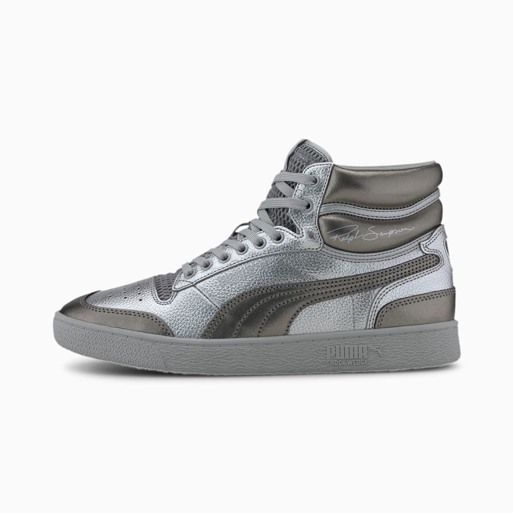 Puma Ralph Sampson Mid Cut Cloud Férfi Kosárlabda Cipő - Titán ( Hungary - LZPRF1827 )